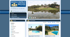 Desktop Screenshot of novacasteloimoveis.com.br